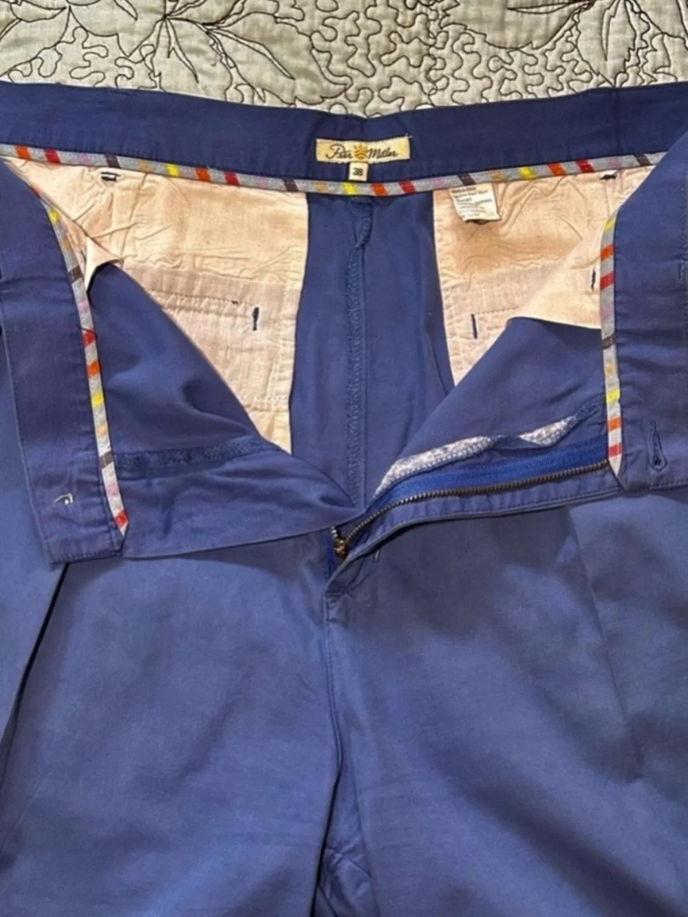 Vintage Y2K Peter Millar Navy Pleated Classic Fit Golf Shorts 9